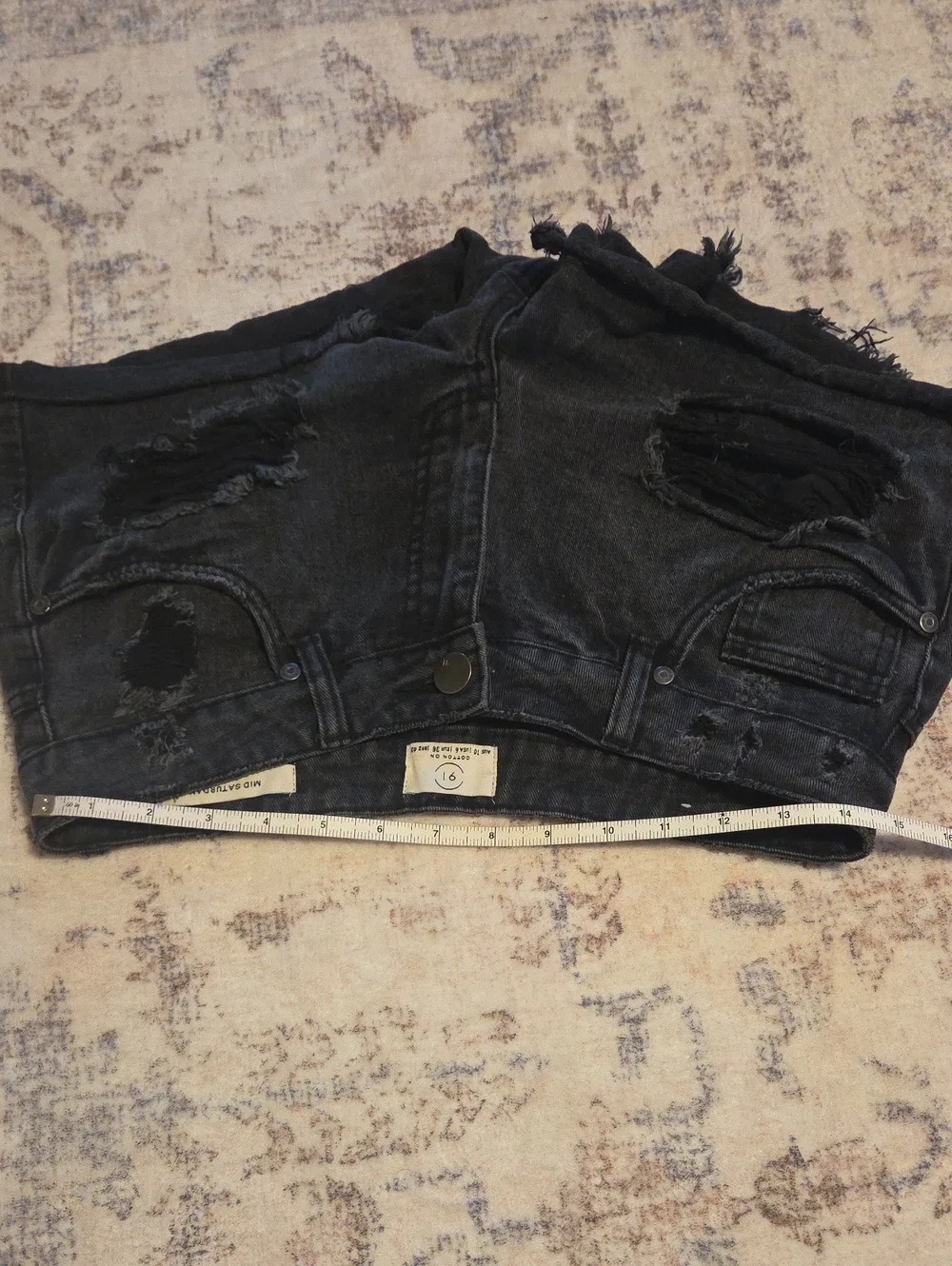 Cotton On Black Denim Shorts